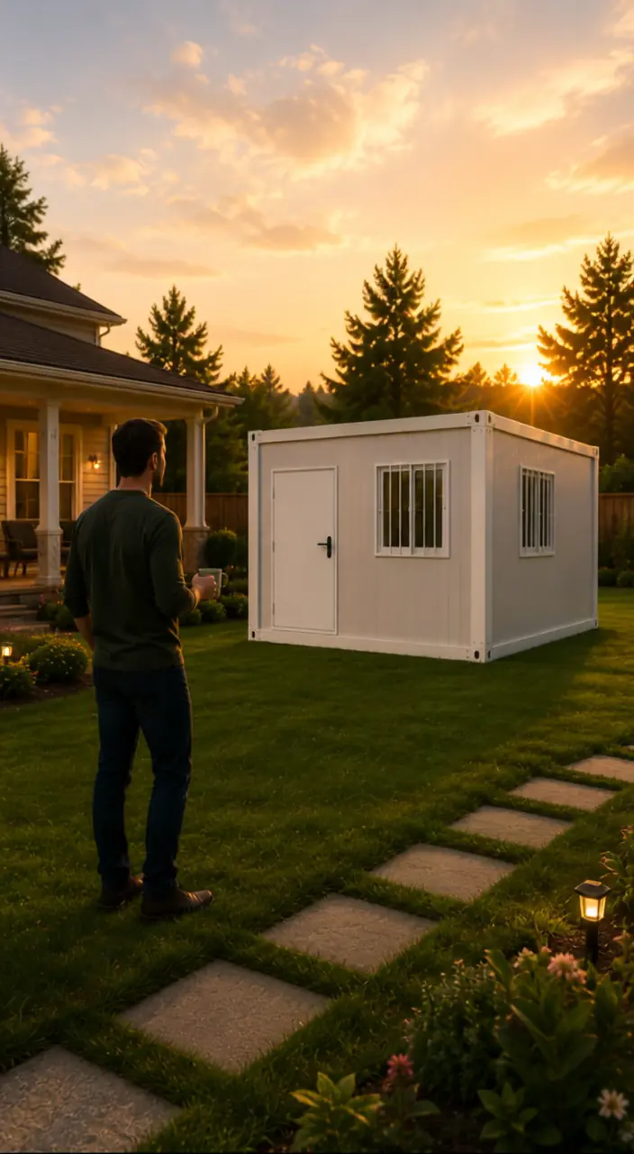 Backyard guest house