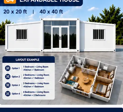 Expandable modular house